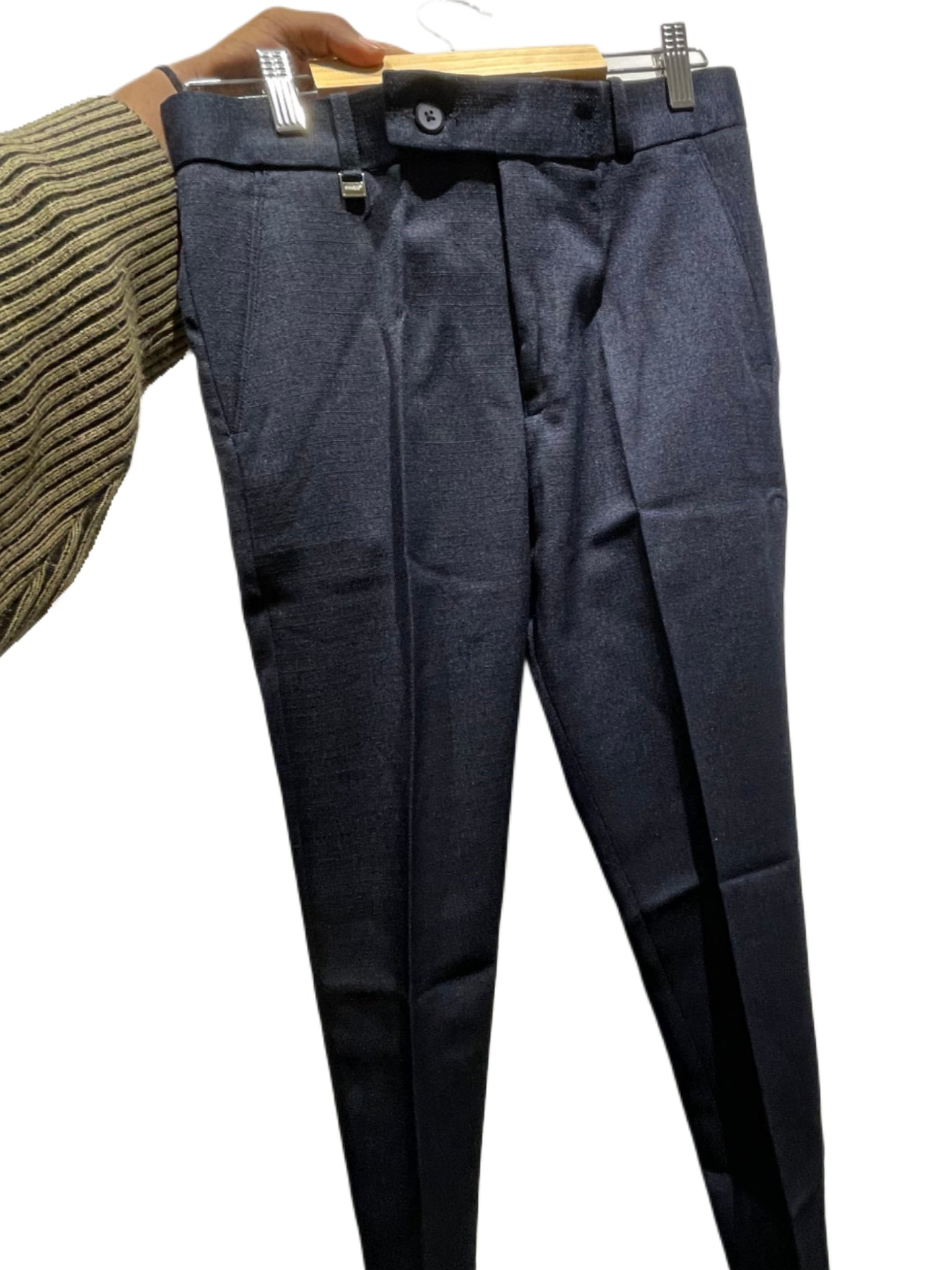 Linen Pants Navy Blue