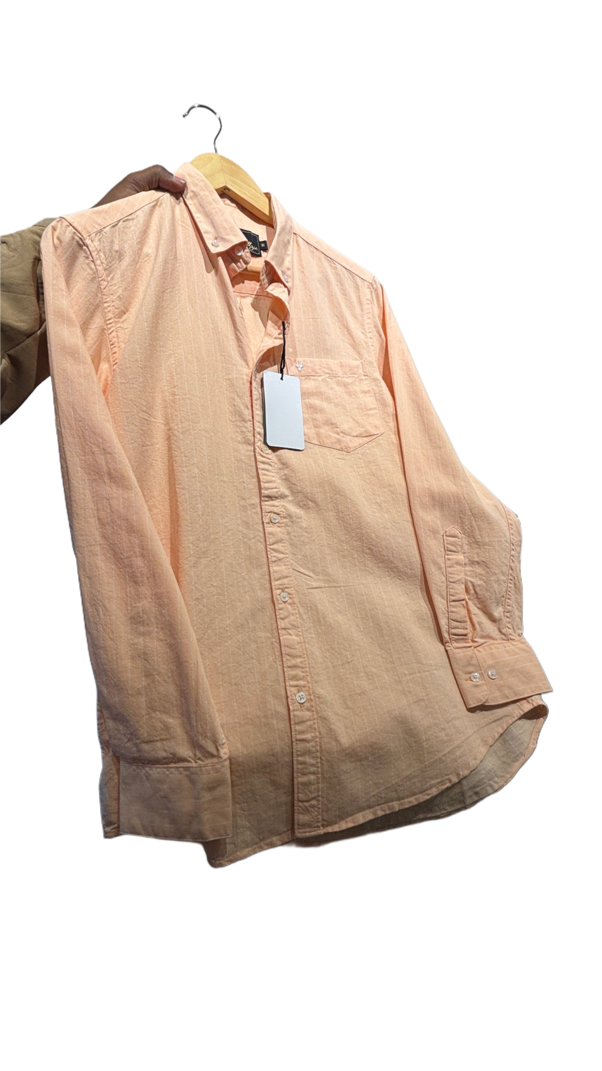 Stripes Oxford Shirt Orange