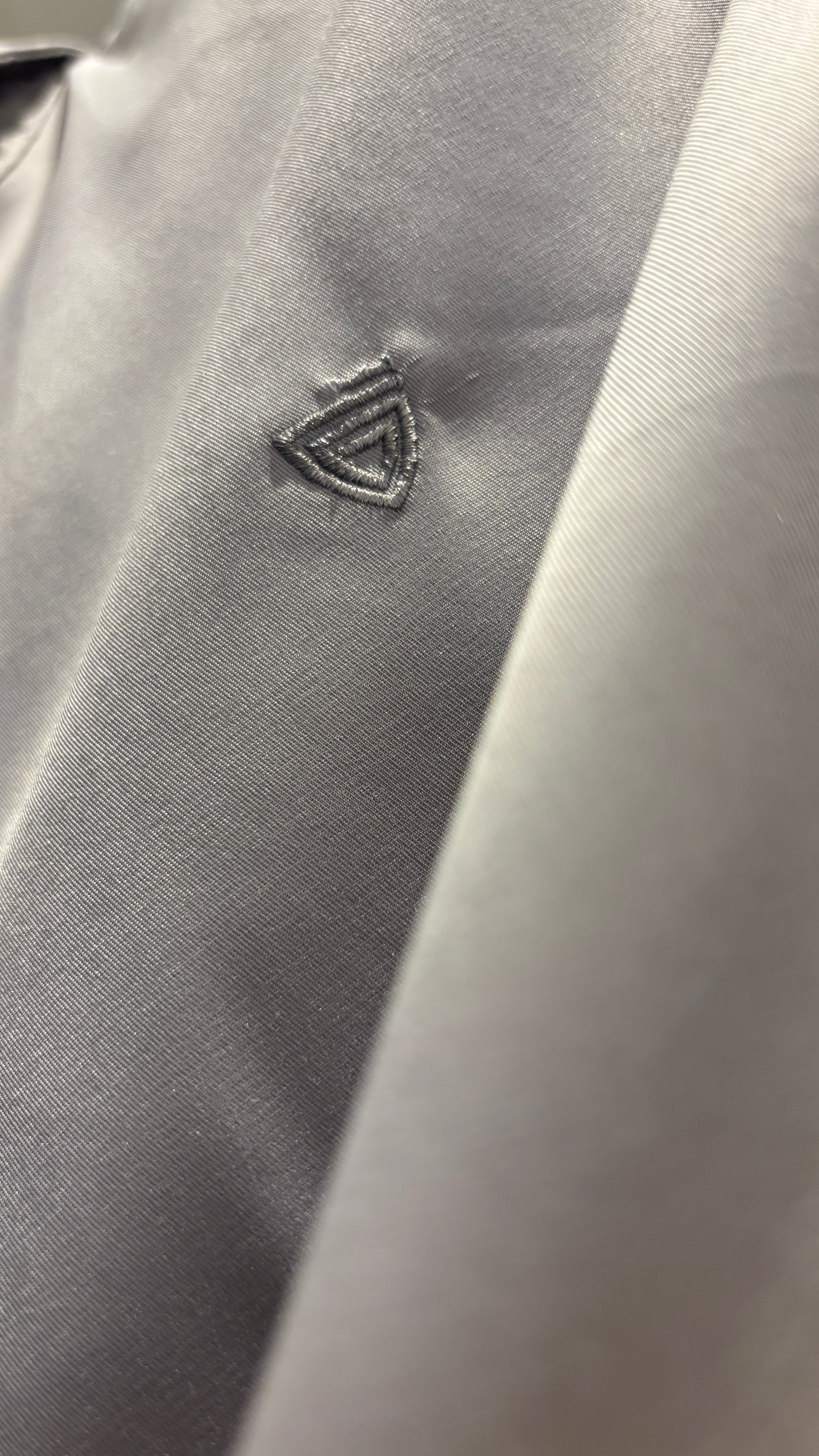 Satin Shirt Grey