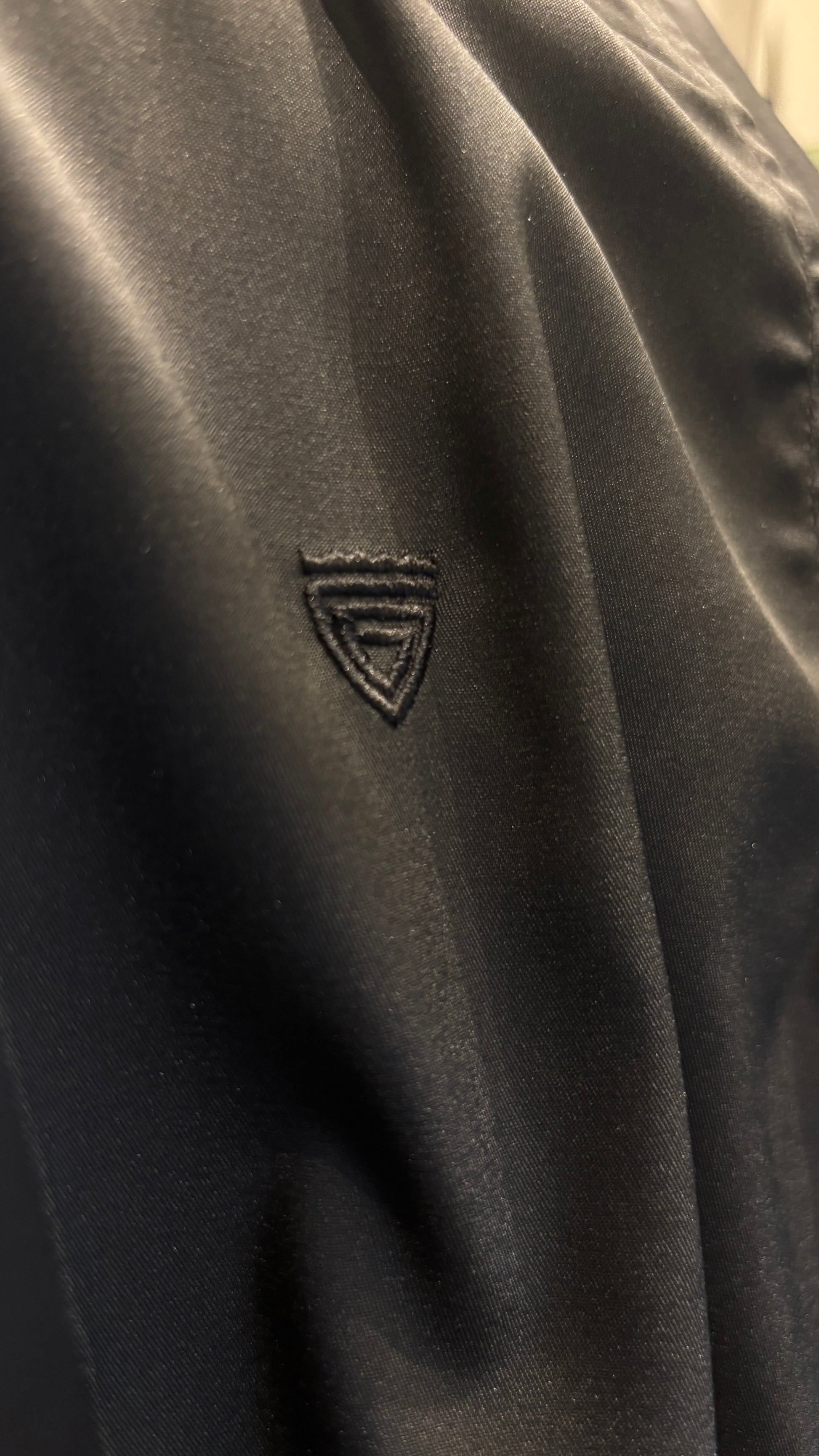 Satin Shirt Black
