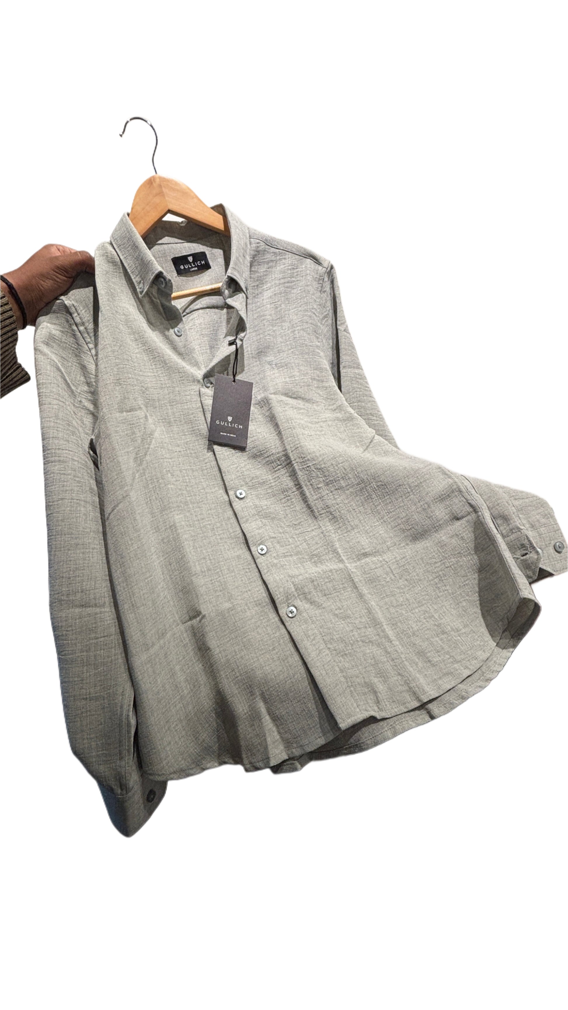 Linen Shirt Mint Green