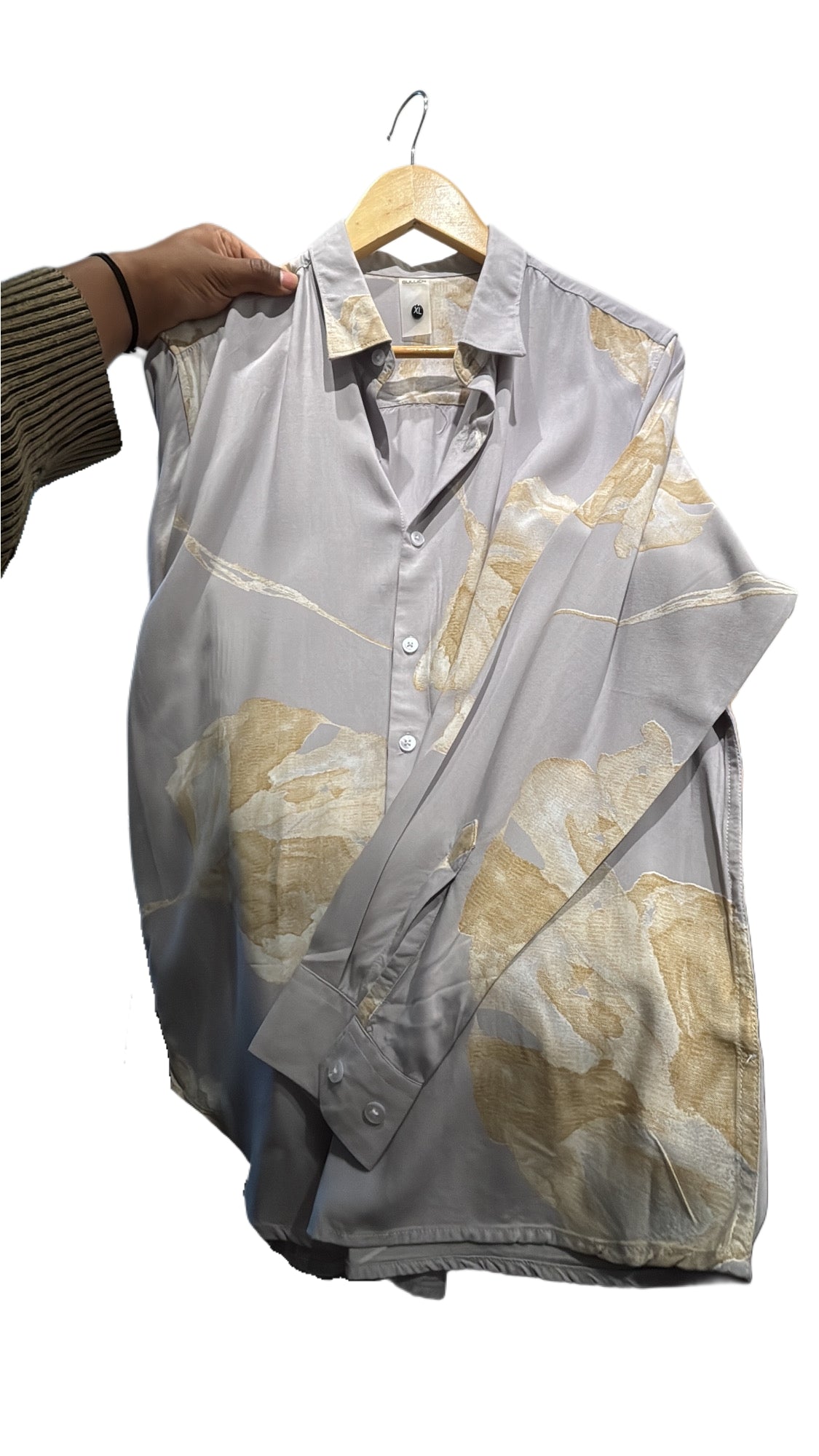 Floral Shirt Purple