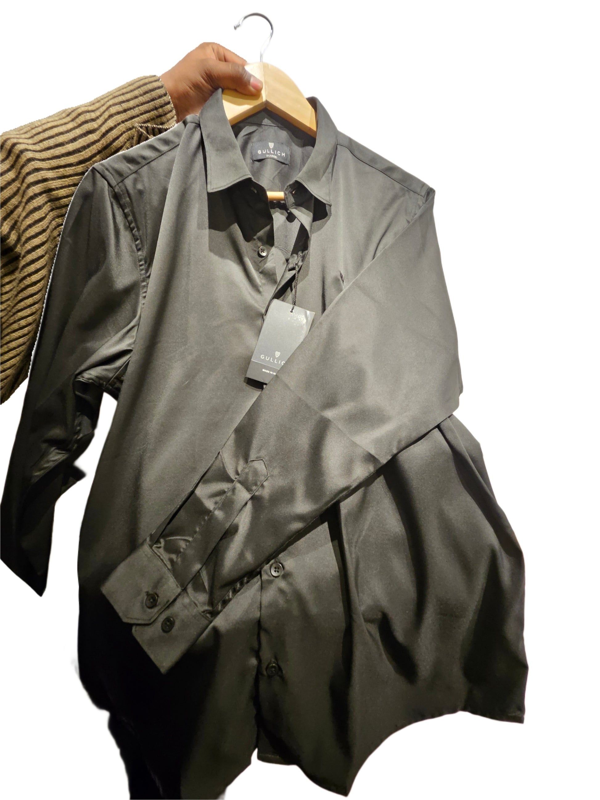 Satin Shirt Black