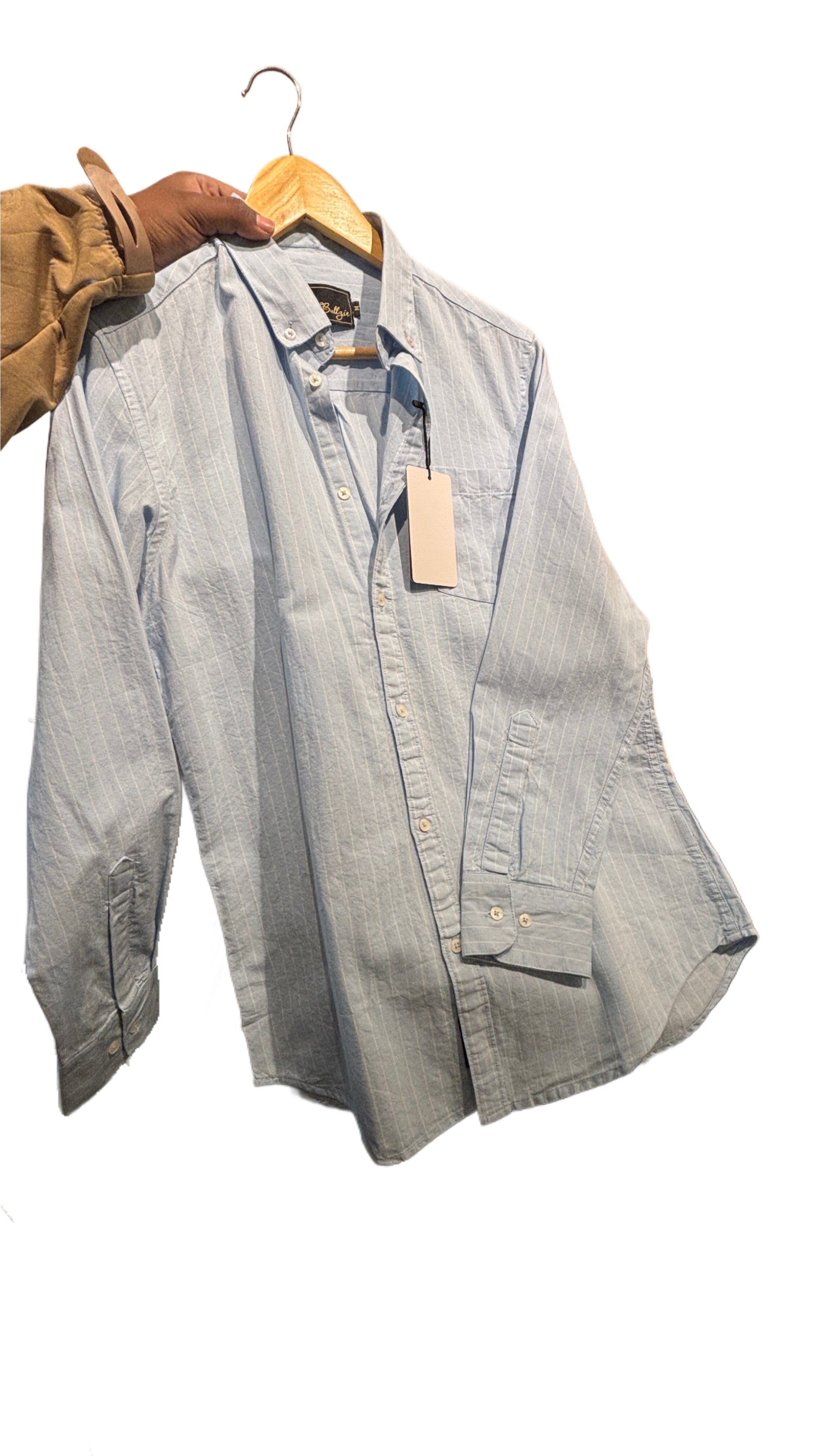Stripes Oxford Shirt Blue