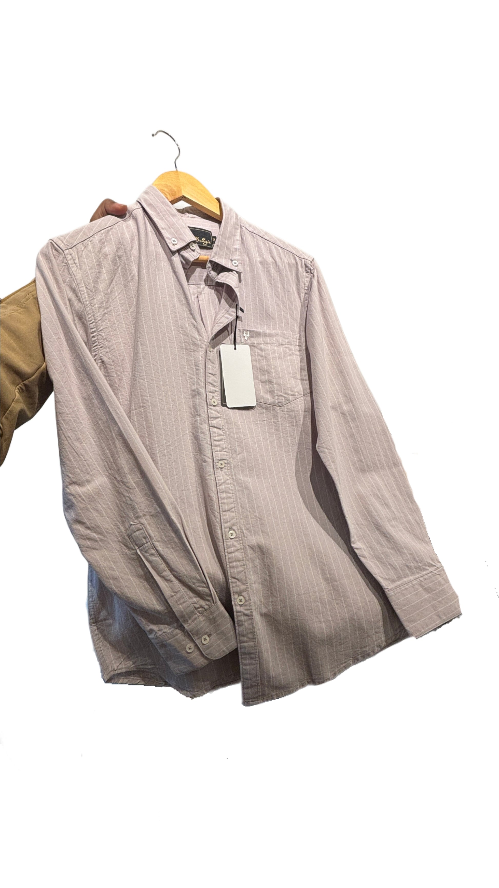 Stripes Oxford Shirt Light Purple