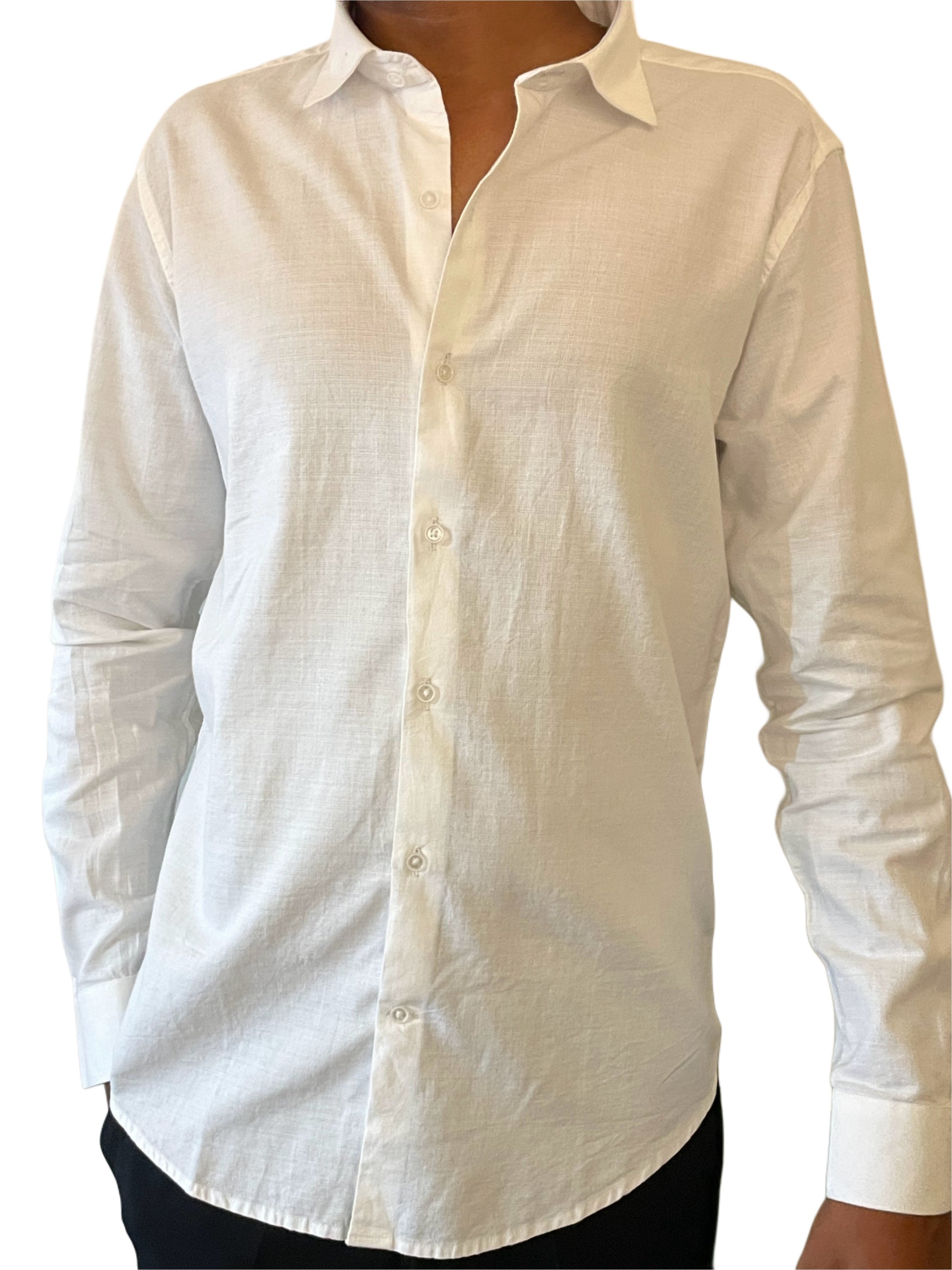 Flash Linen White Shirt